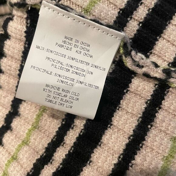 The Odells Felicity Overcoat Striped Duster Cardigan Sweater Size XS - Picture 7 of 9